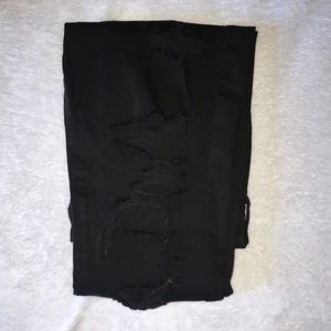 American Eagle ball ripped jeans